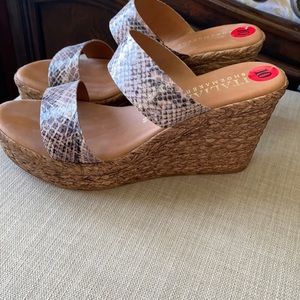 Never worn wedges. Perfect for summer!